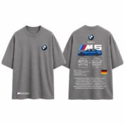 BMW E60 M5 Motorsport Graphic Oversized T-Shirt - Image 2